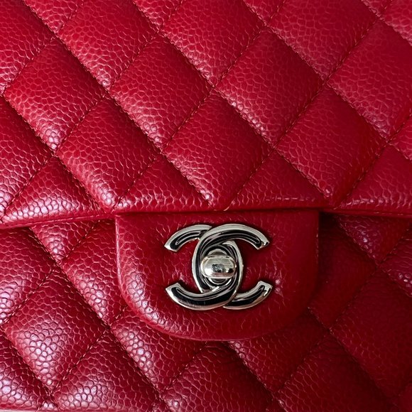 Chanel Red Double Flap Bag - Picture 4 of 9